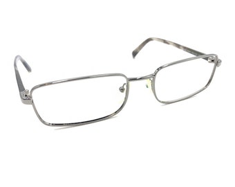 Prada VPR 50N 5AV-1O1 Gunmetal Silver Gray Eyeglasses Frames 52-17 135 Italy