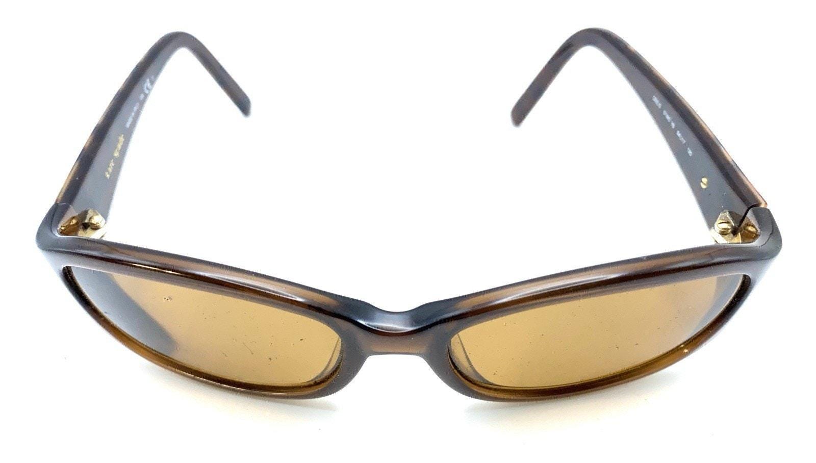 Kate Spade Dee/s 01W0 Brown Leopard Rectangle Sunglasses  display picture 2