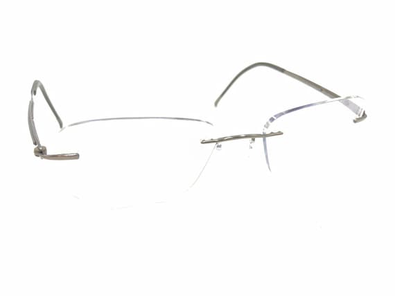 Silhouette 5262 48 6055 5263 Titanium Brown Rimless Eyeglasses