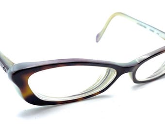 OWP Germany Mod 2171 100 Green Tortoise Eyeglasses Frames 52  display picture 1