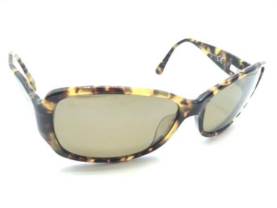 Maui Jim Nalani Brown Tortoise Oversized Sunglasses Frames  display picture 2