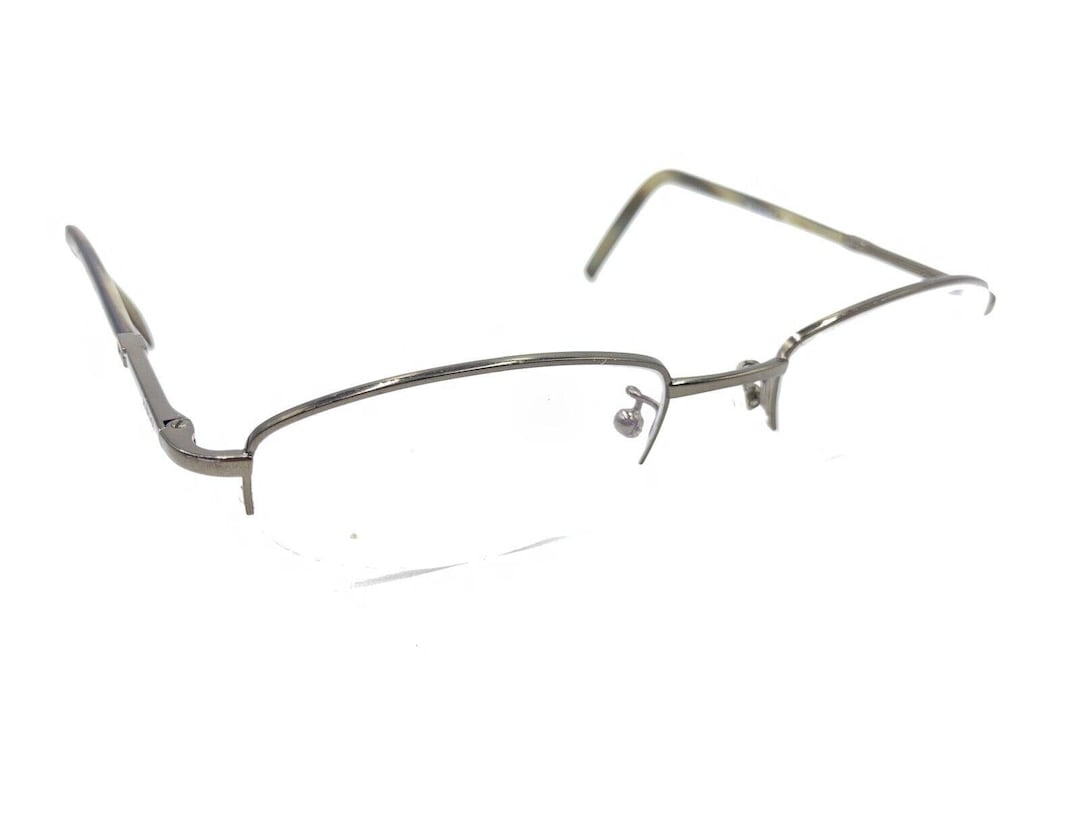 Gucci GG 2694/Y 9B9 Gunmetal Gray Half Rim Eyeglasses Frames