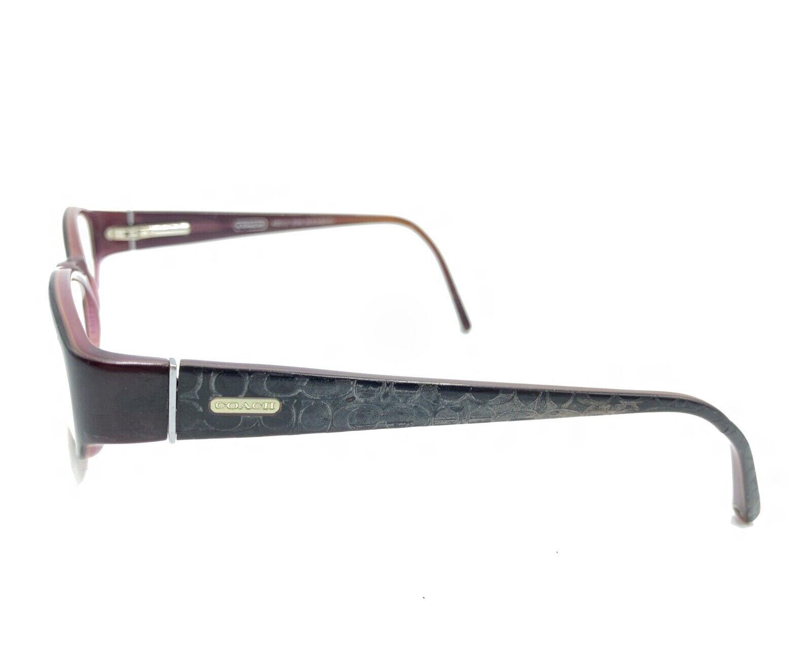 Coach Adelle 534 Black Berry Purple Oval Eyeglasses Frames  display picture 1