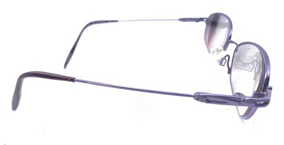 Marchon Flexon 970 Purple Rectangle Eyeglasses Fr… - image 5