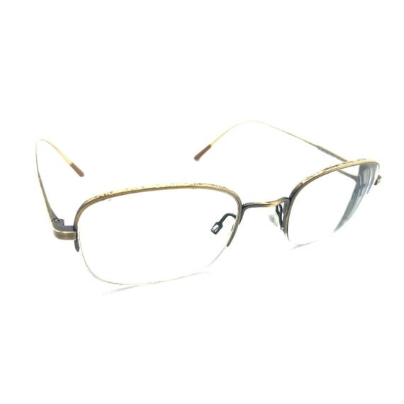 Oliver Peoples Wainwright OV1118T Gold Half Rim Eyeglasses Frames 47-21 145