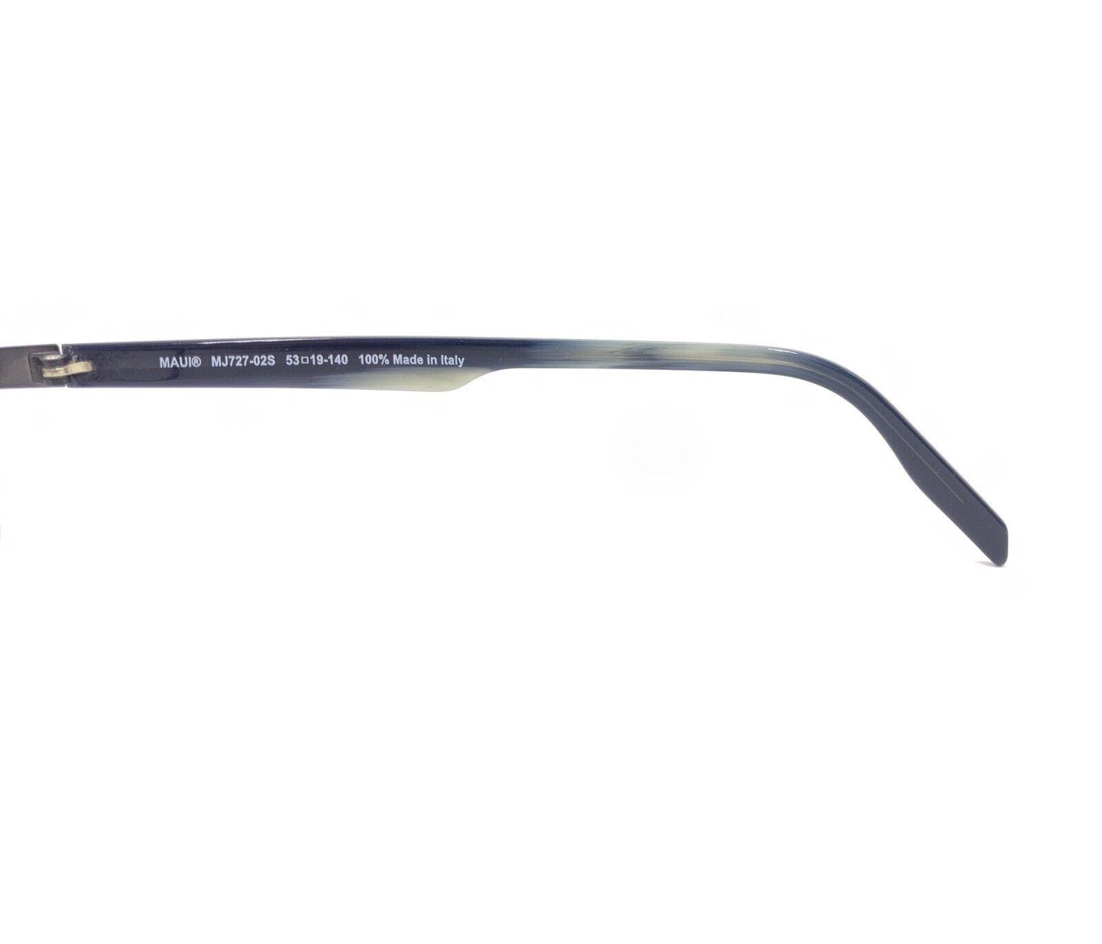 Maui Jim Upcountry MJ727-02S Gray Aviator Sunglasses Frames 