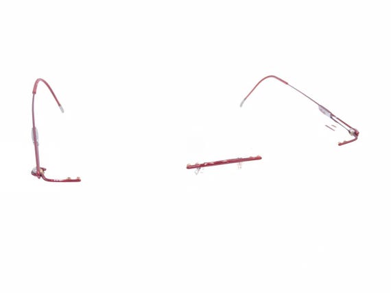 Silhouette 7534 40 6079 Titanium Red Rimless Eyeglasses Frames 17 135 Austria Silhouette 7534 40 6079 Titanium Red Rimless Eyeglasses  main image 3