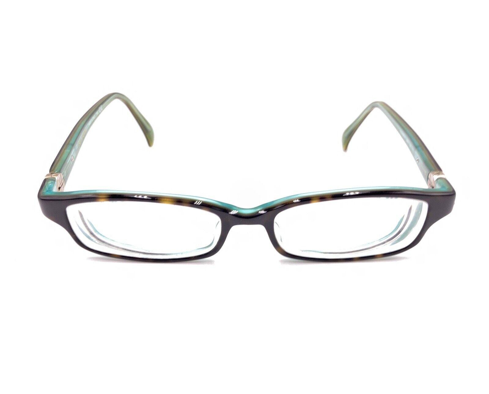 Kate Spade Miranda Brown Aqua Blue Tortoise Rectangular Glasses 0JEY 49 15 135 Kate Spade Miranda Brown Aqua Blue Tortoise | Mercari main image 2