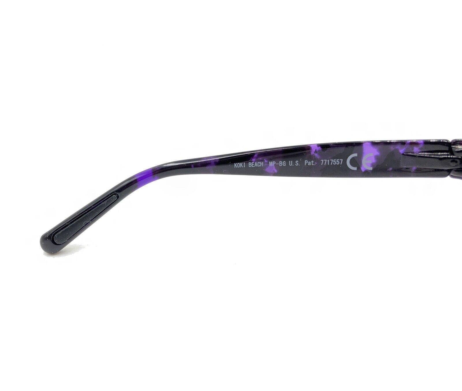Maui‎ Jim KOKI BEACH MJ433-28T 56-16-130 Purple/Black Sunglasses Frame H12898 Maui Jim KOKI BEACH MJ433-28T 56-16-130 Purple/Black  main image 3