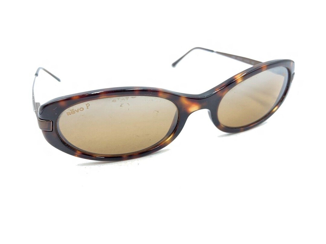 REVO 2508 302/K2 Brown Oval Sunglasses Tortoise Frames Vintage Style REVO 2508 302/K2 No Lenses Tortoise Oval Sunglasses Frame 51  main image 4