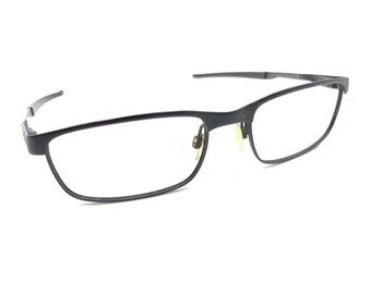 Oakley Steel Plate OX3222-0154 Powder Coal Black Eyeglasses Frames 54-18 141 Men