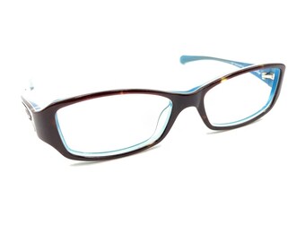 Oakley Emblem 2.0 Tortoise Brown Blue Eyeglasses Frames 51-15 127 Designer