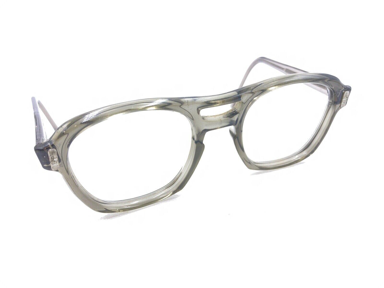 American Optical AO Flexi Fit Vintage Translucent Gray Eyeglasses 