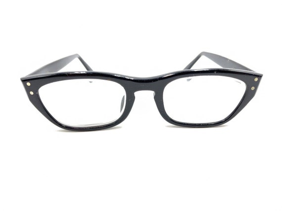 American Optical Vintage AO Romco Black Eyeglasse… - image 6