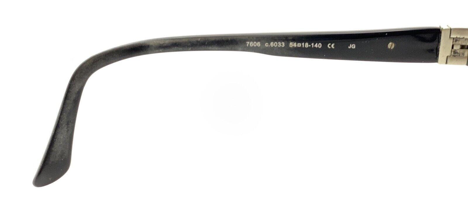 Prodesign Denmark 7606 Black Rectangle Eyeglasses Frames 54