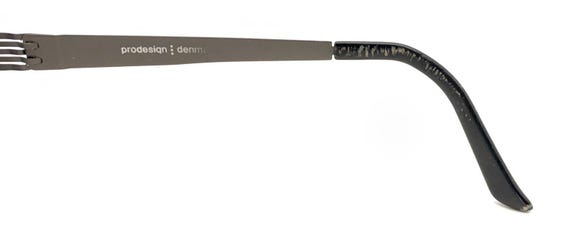 Prodesign Denmark Black Metal Rectangle Eyeglasse… - image 10