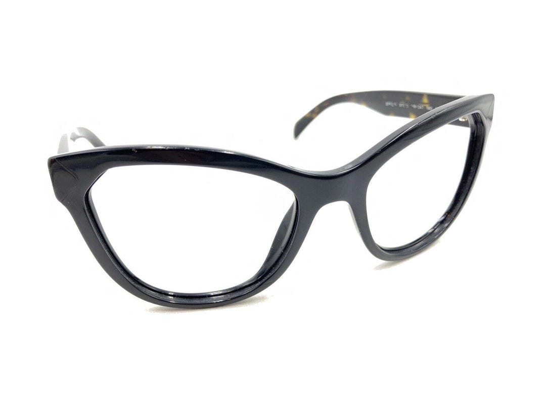 Prada SPR 21S 1AB-0A7 Black Tortoise Brown Sunglasses Frames