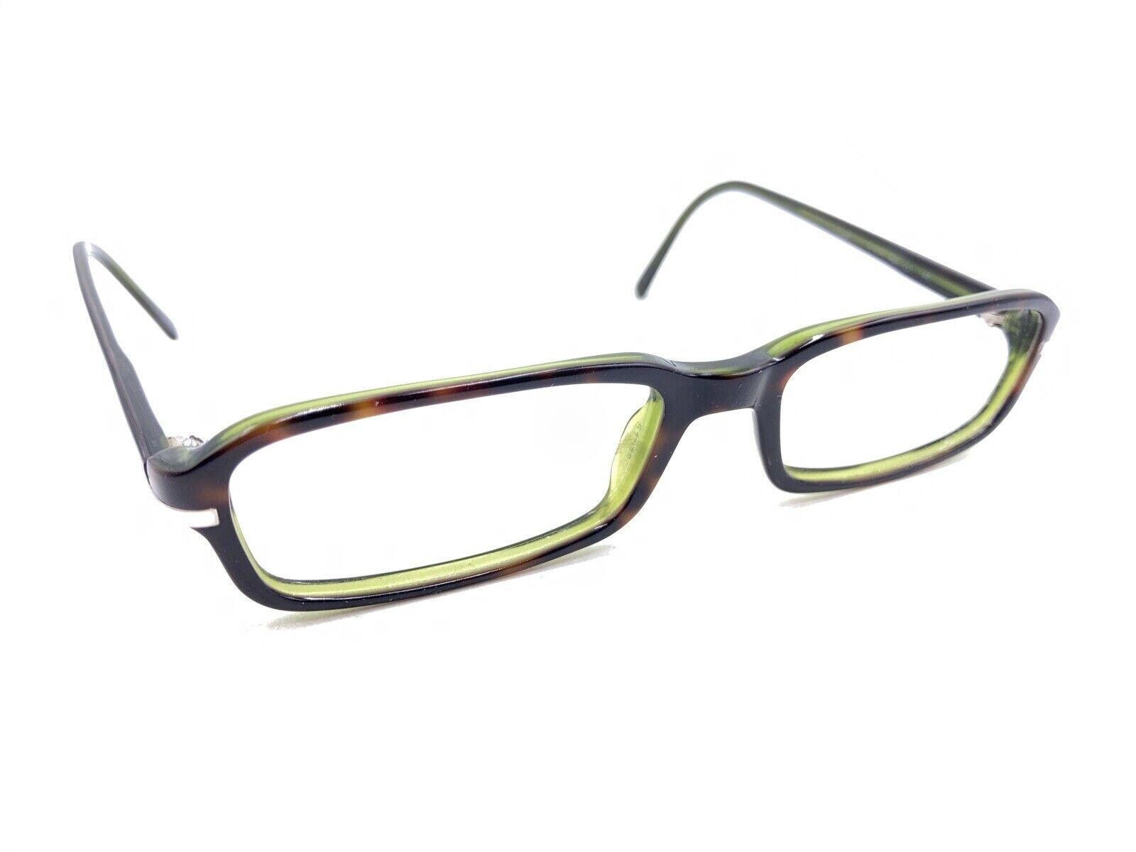 Prada VPR 02F 5AY-1O1 Havana on Crystal Olive Rectangular Eyeglasses Frame Italy Prada Eyeglasses VPR03V VPR/03/V W3C/1O1 Havana/Blue/Grey  main image 4