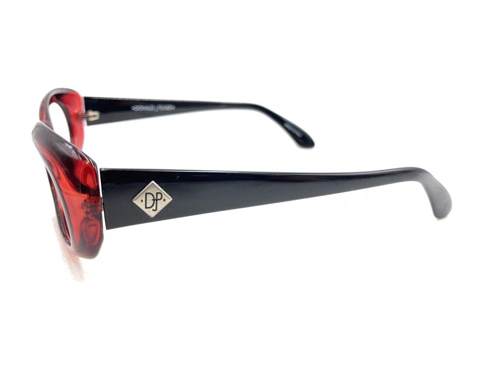 Donald J Pliner 124432 Black Translucent Dark Red Sunglasses  display picture 3