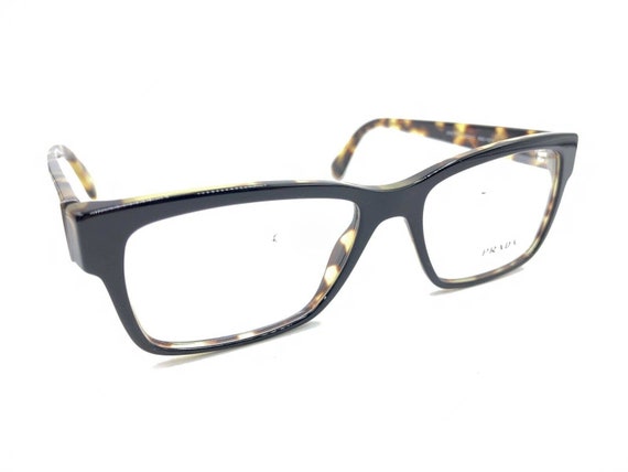 Prada VPR 15V NAI-1O1 Black Brown Tortoise Eyegla… - image 1