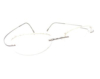 Silhouette 7799 40 6102 Titanium Brown Rimless Eyeglasses Frames 19 150 Austria