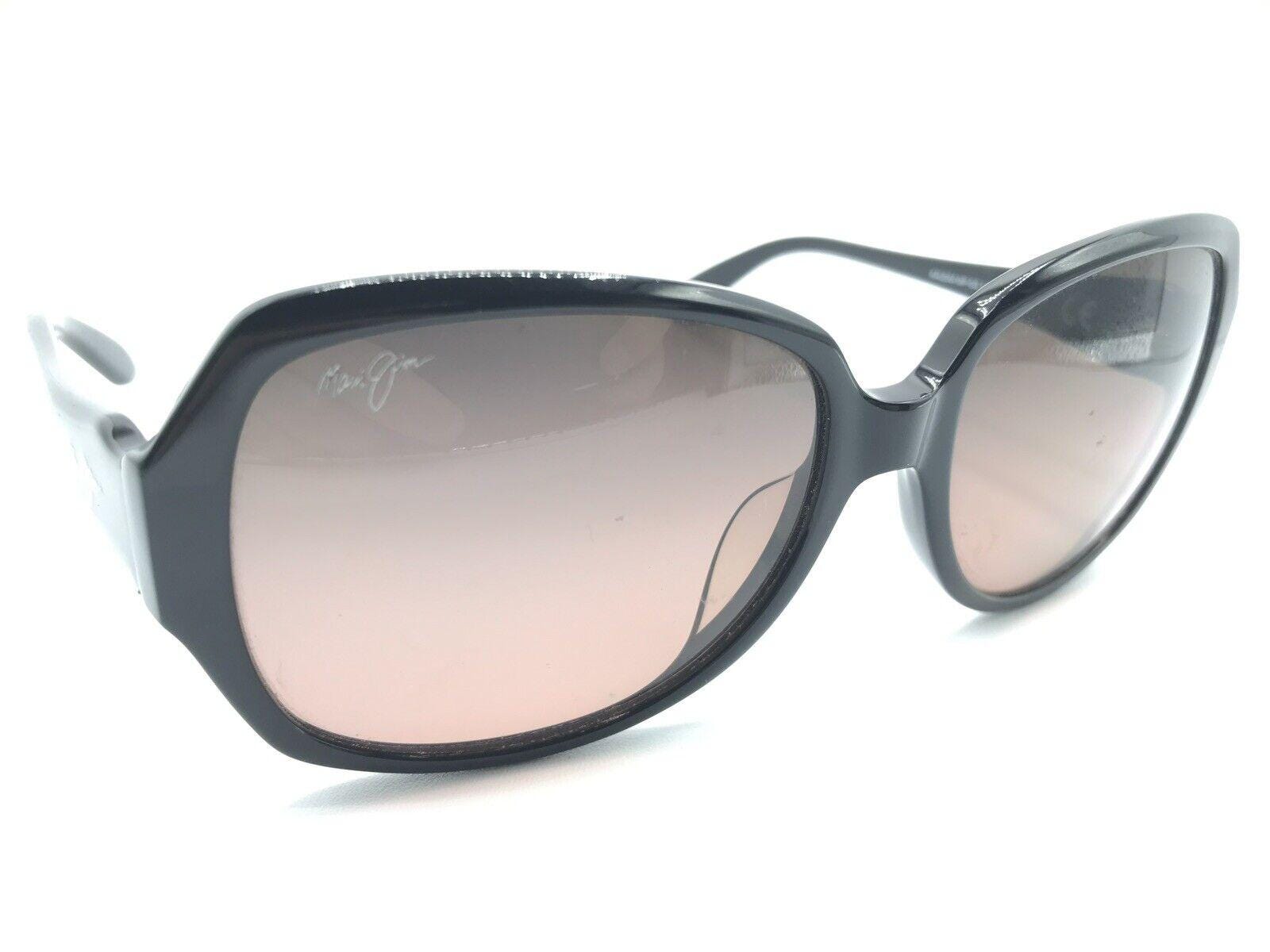 Maui Jim Kalena MJ299-02 Black Wrap Oversized Sunglasses Purple