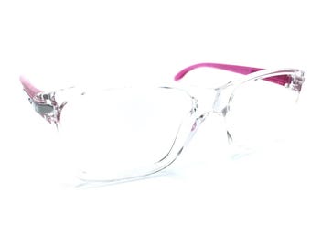 Oakley Cartwheel OY8010-0149 Polished Clear Pink Eyeglasses Frames 49-14 122
