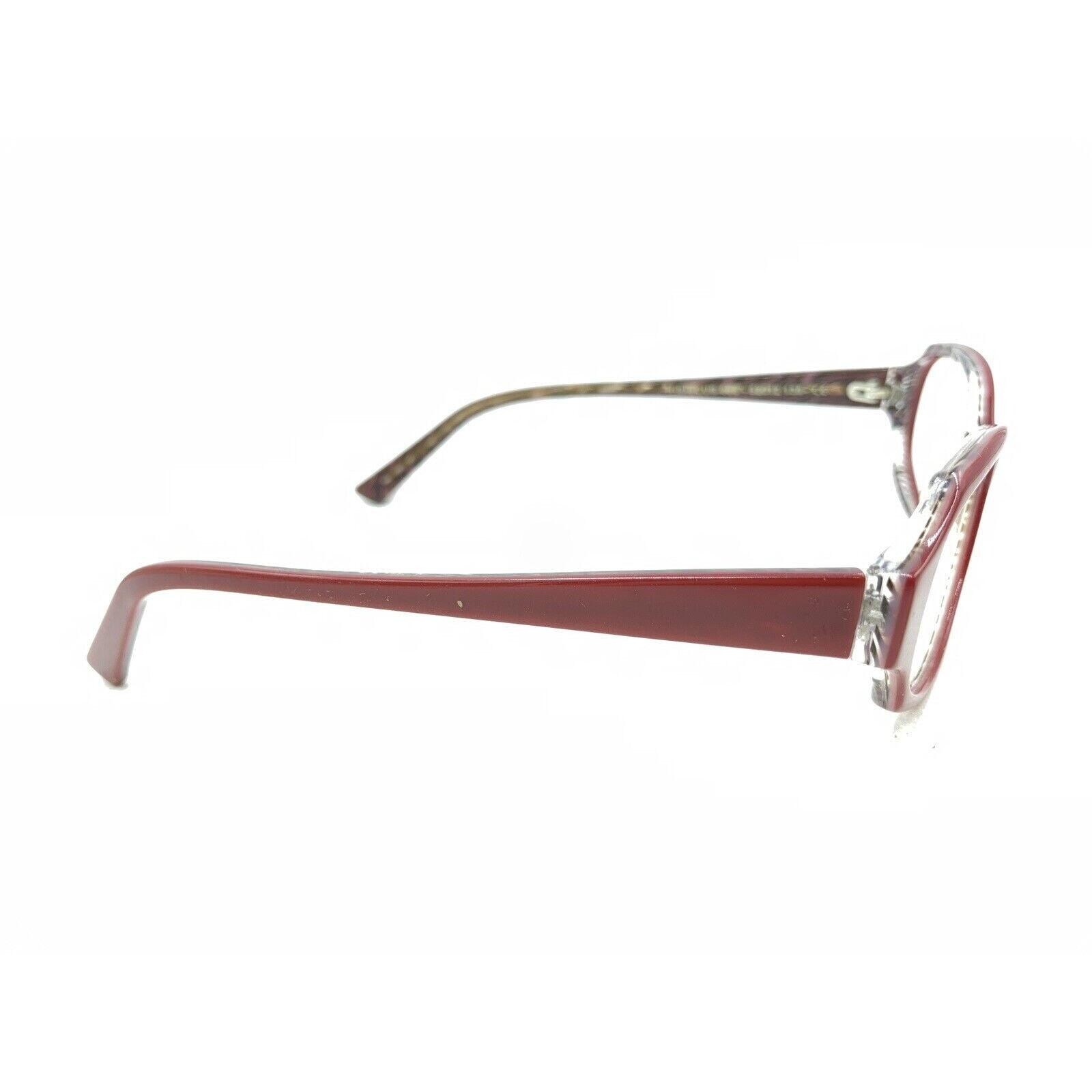 NEW JEAN LAFONT HIBISCUS DESIGNER EYEWEAR Jean Lafont Hibiscus 685 Red Oval Eyeglasses Frames 52-12  main image 2