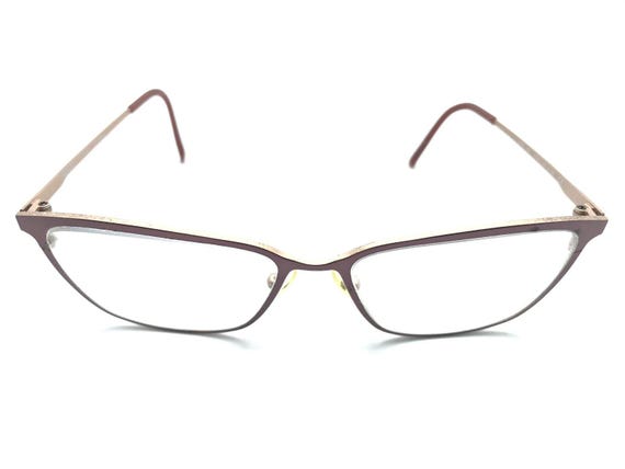 Modo 4233 Pink Titanium Rectangle Eyeglasses Fram… - image 2