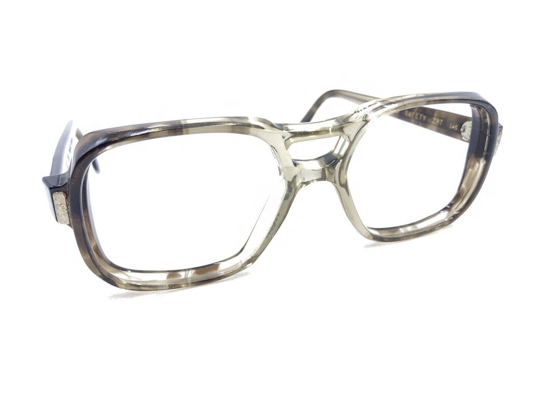 American Optical AO Safety Vintage CP1100 Gray Eyeglasses Frames 52-18 ...