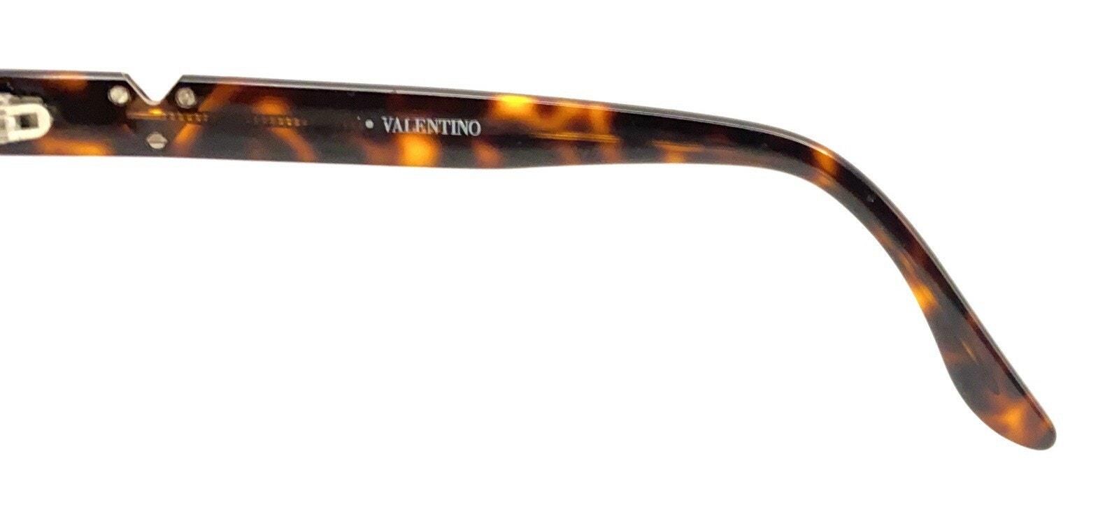 Valentino Rectangle Sunglasses Tortoise‎ Brown Made In Italy V601S 003 130 Valentino V 5027/S 08E Brown Slim Rectangle Sunglasses  main image 4