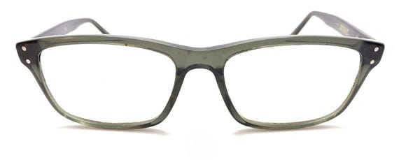 Nike Translucent Black Rectangle Eyeglasses Frame… - image 2