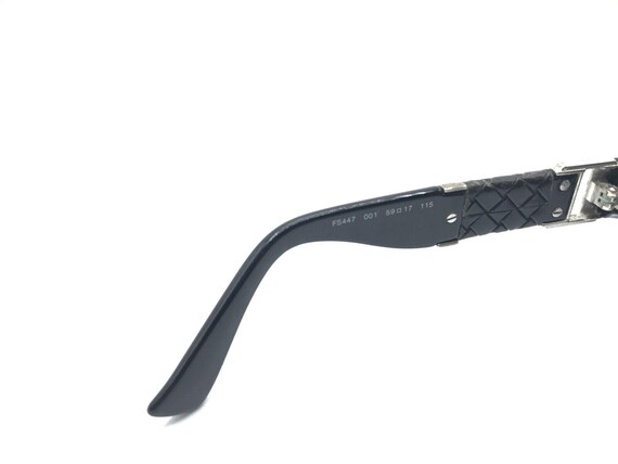 Fendi FS447 001 Black Silver Butterfly Sunglasses Frames 59  display picture 2