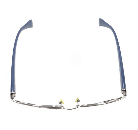 Prada VPR QFM-1O1 Gunmetal Gray Blue Eyeglasses F… - image 3