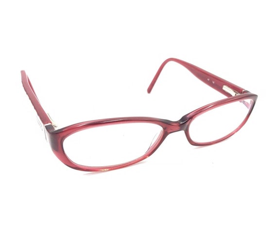 Coach Baila 2034 Pink Transparent Oval Eyeglasses… - image 1