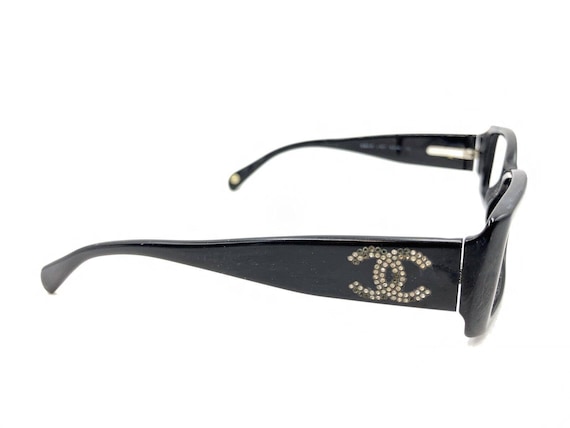 Chanel 3083-B 501 Black Rectangle Eyeglasses Fram… - image 4