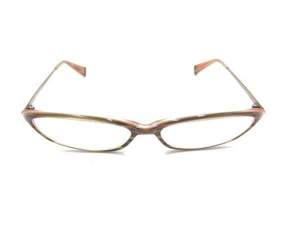 Oliver Peoples Trudi OTPI Brown Pink Oval Eyeglas… - image 2
