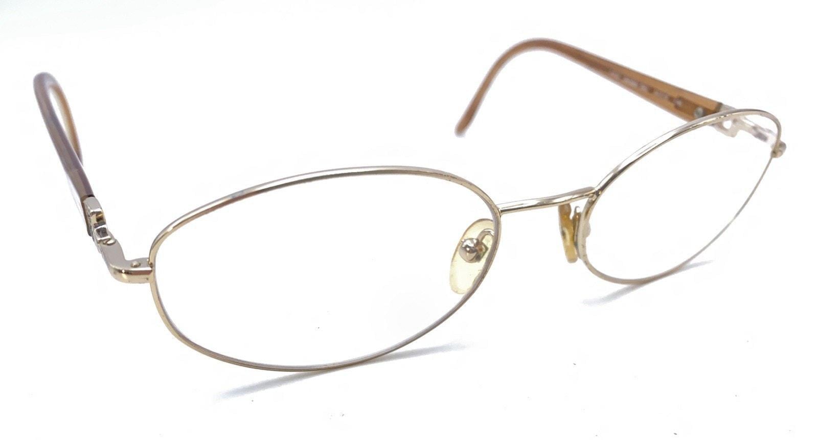 フェンディ F576 ゴールデンスカイ ゴールド オーバル メガネフレーム