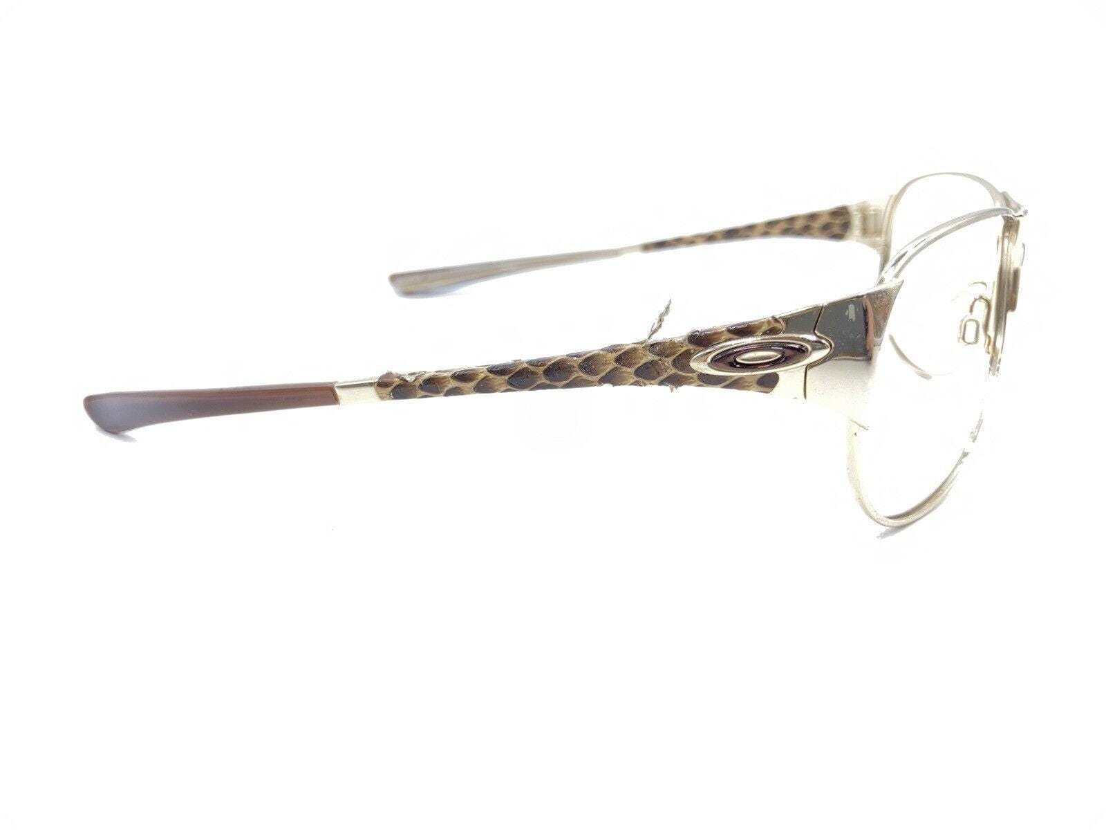 Oakley Restless 05-720 Gold Brown Snake Skin Aviator  display picture 1