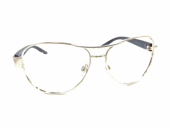 Oscar De La Renta MOD 3044 717 Gold Tortoise Brown Aviator  display picture 2