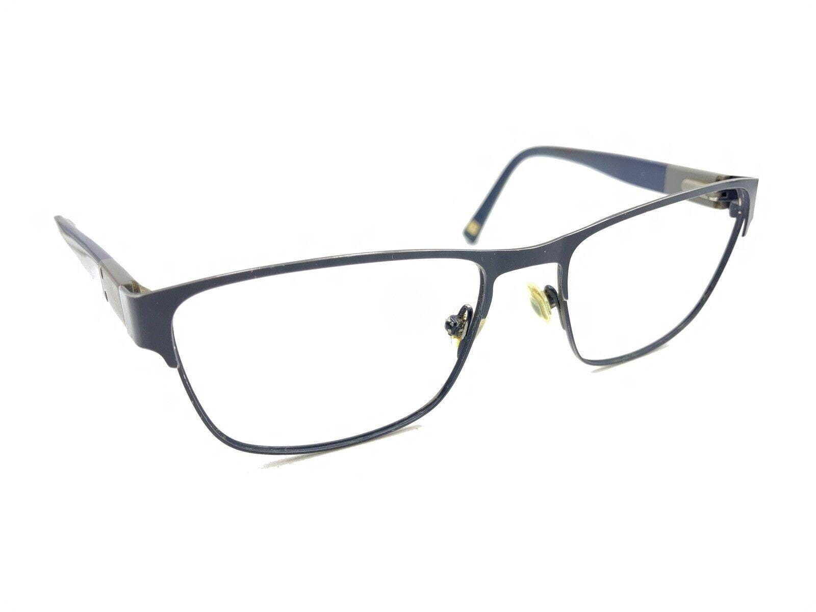 Marchon Prescription SunglassesFrame France 140 R10 Cool Blue 140 Marchon NYC Eyeglasses Frame M5014 460 52-14–140 Blue Tort  main image 4