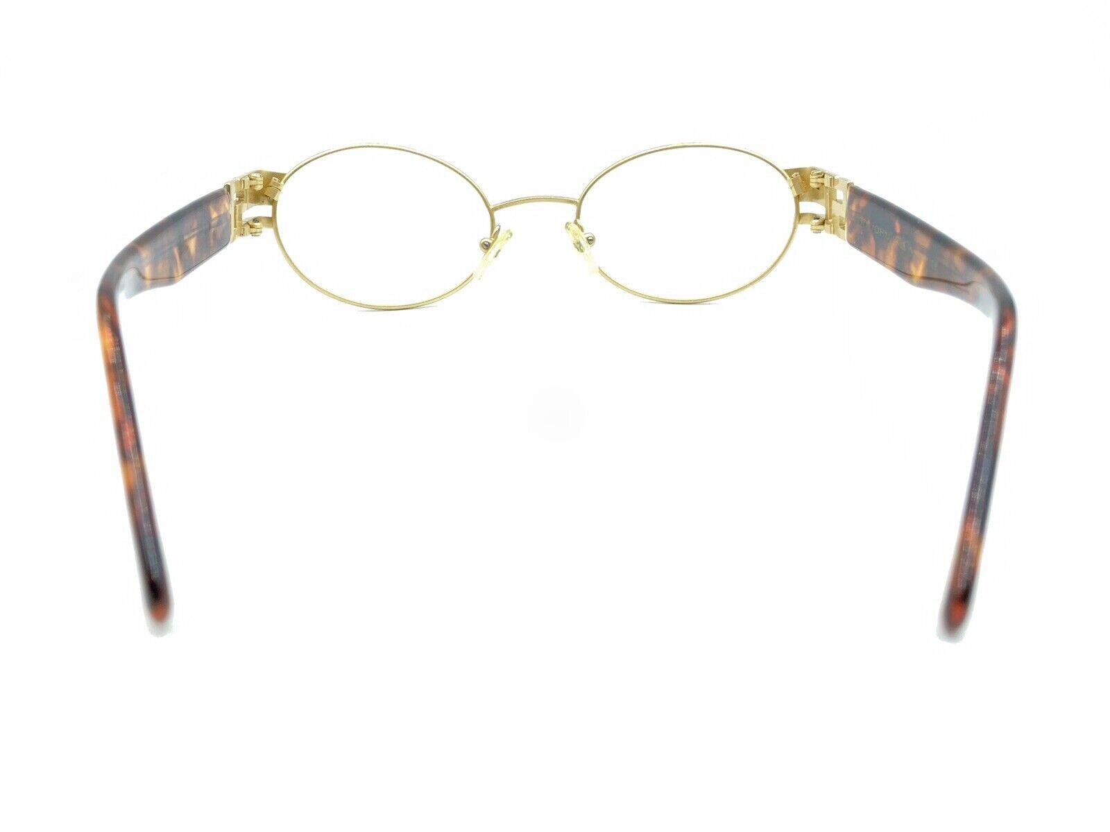 St. John Matte Gold Brown Tortoise Sunglasses Frames 51-20  display picture 1