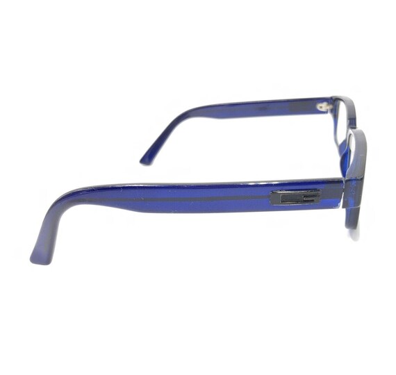 Gucci Black Blue Acetate Rectangular Eyeglasses F… - image 4
