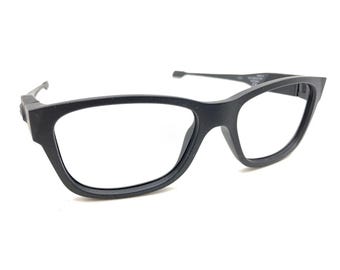 Montura de gafas Oakley Top Level OY8012-0150 en negro satinado, talla 50-15, 129 XS para jóvenes