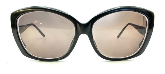Swarovski Anouck SW 01B Black Round Oversized Sunglasses  display picture 1