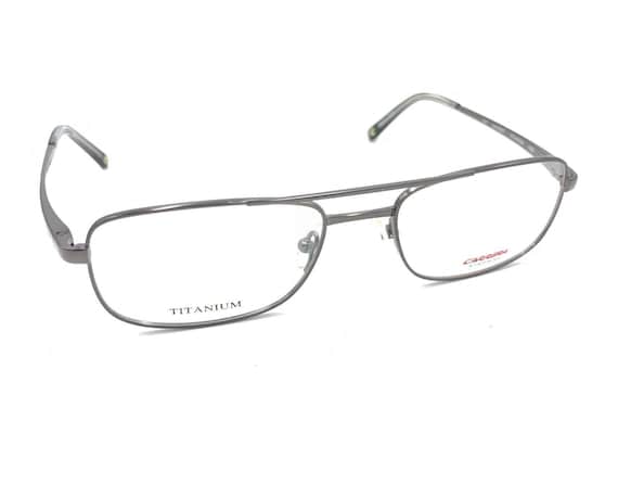 Carrera Eyeglasses Frames Titanium CA 7502T 0X93 Gunmetal Gray‎ 52-16 H6539 Carrera Eyeglasses Frames Titanium CA 7502T 0X93 Gunmetal  main image 3