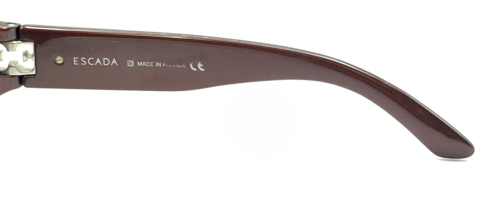 Escada G433 Burgundy Oval Sunglasses Frames 50-21 125 France 