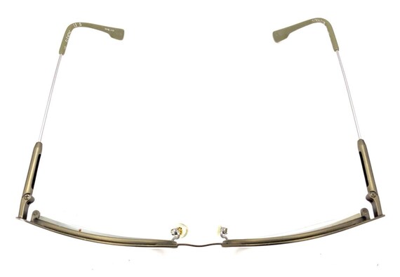 Flexon E1124 310 Green Silver Rectangle Eyeglasse… - image 4
