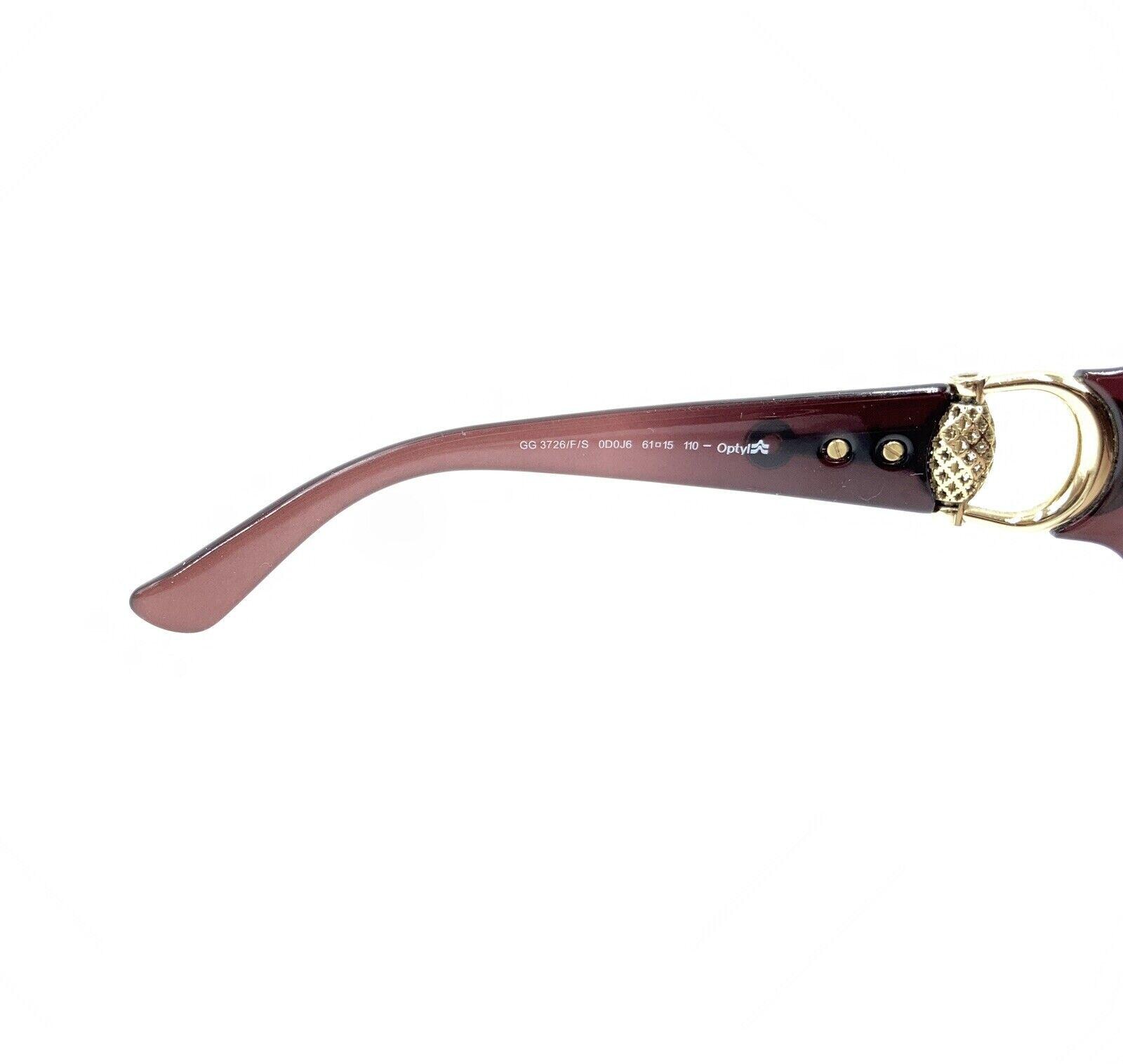 Gucci 3760/f/s sunglasses Gucci GG3760 Sunglasses In Black Metal Plastic Frame With  main image 3