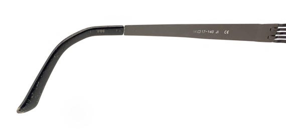 Prodesign Denmark Black Metal Rectangle Eyeglasse… - image 9